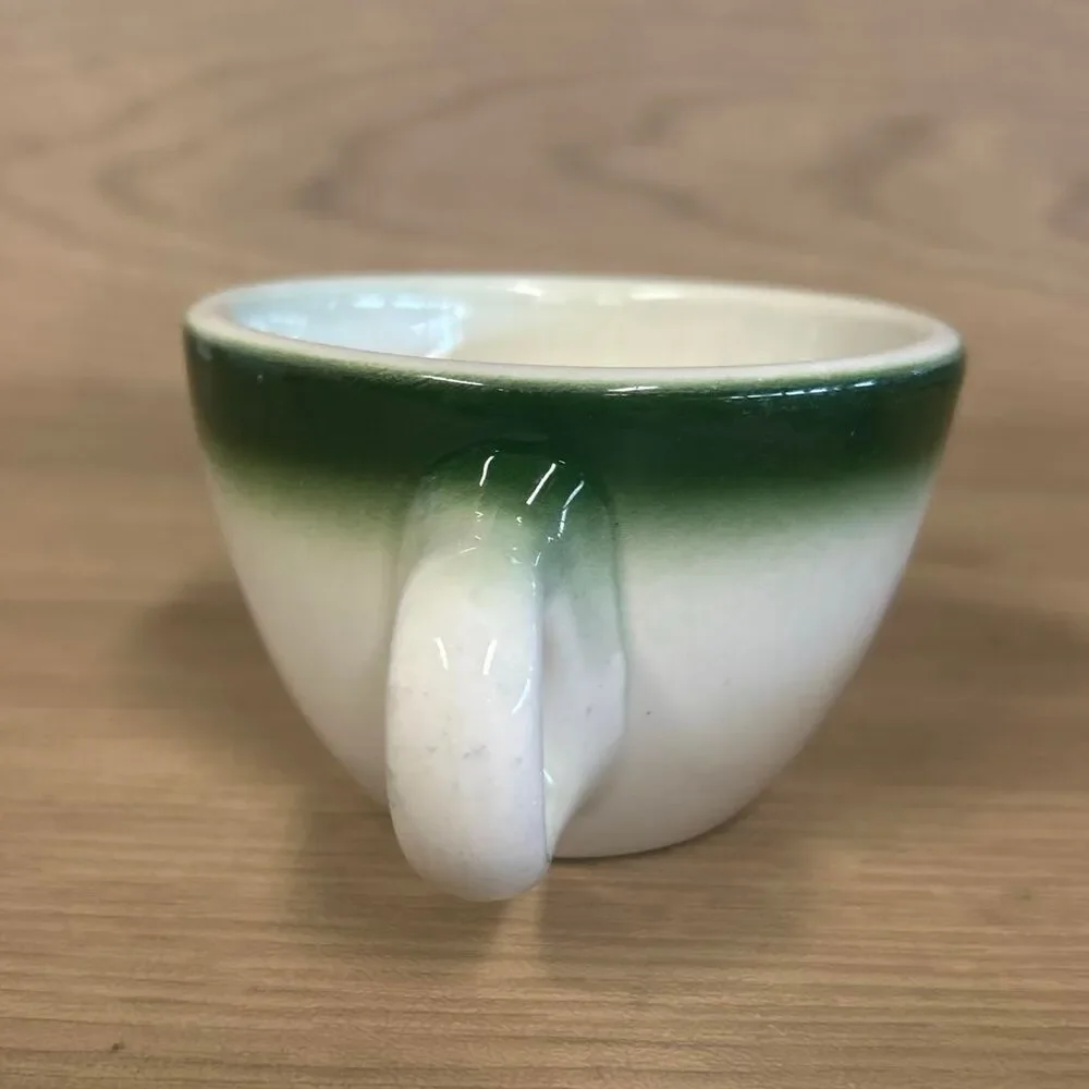 Unbranded Green and White Dinnerware